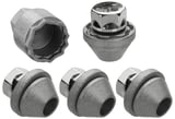 Rim lock set 31316403 (1023774) - Volvo C30, C70 (2006-), S40 (2004-) V50