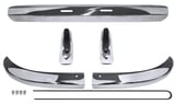 Bumper front Stainless steel blank  (1029391) - Saab 95, 96