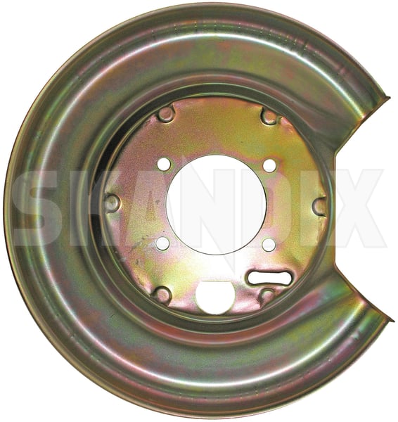 Splash panel, Brake disc Rear axle left 1206482 (1016932) - Volvo 140, 164, P1800
