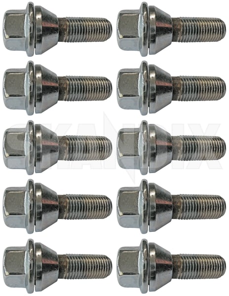 Wheel stud Kit 31316953 (1019253) - Volvo S60 (-2009), S80 (-2006), V70 P26, V70 XC (-2000), XC90