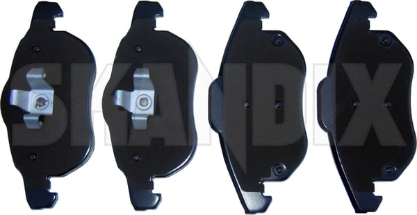 Brake pad set Front axle 93166943 (1023255) - Saab 9-3 (2003-)