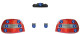 Volvo S40 (-2004): Overview rear lamps