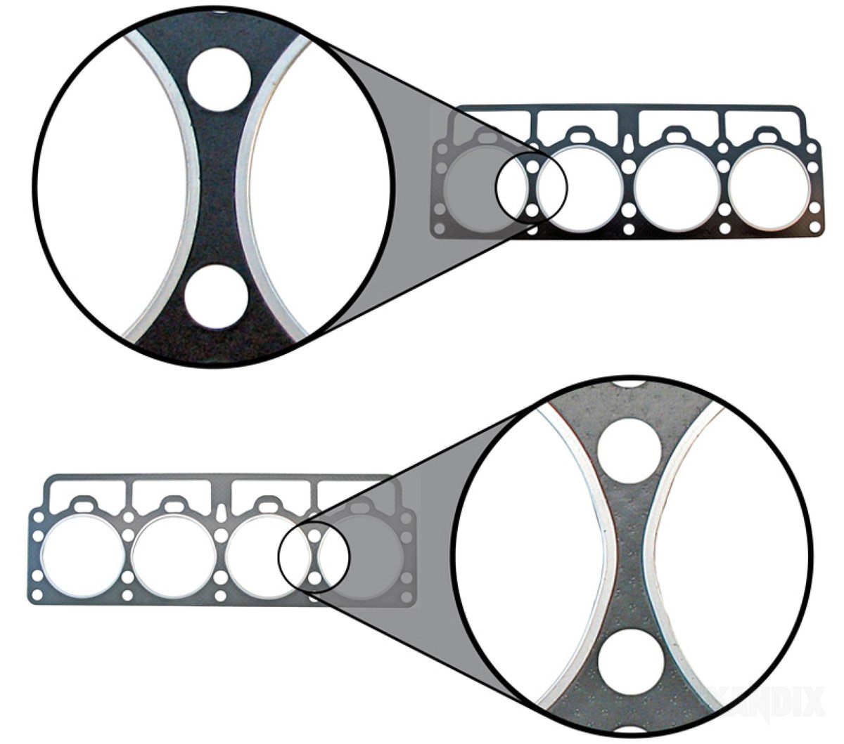 Volvo P1800, 140: Gasket, Cylinder head