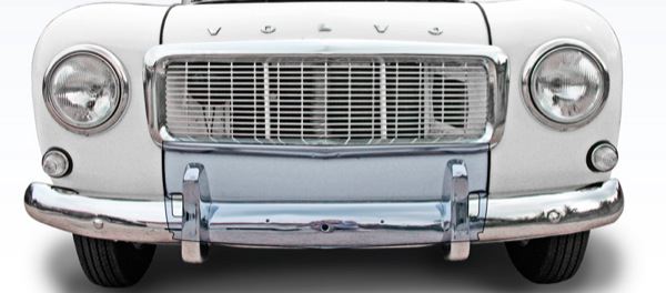 SKANDIX - Einbaubild Volvo PV, 120 130: Befestigung, Zierleiste C-Säule