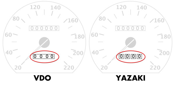 Volvo 850: Compare Repair Kit, Cogwheel Odometer