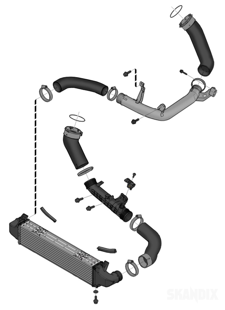thumbnail image 2 of Turbo Intake Hose For Volvo V60 V70 XC60 XC70 S60 S80 2.0D 2.4D – 30741795, 30792545 – BOL 3-Year Warranty 2 of 3