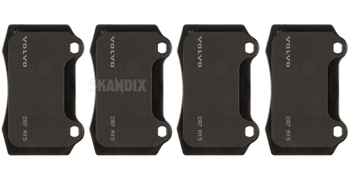 SKANDIX Shop Volvo parts: Brake pad set Rear axle System Brembo ...
