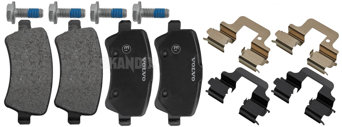 SKANDIX Shop Volvo parts: Brake pad set Rear axle 32300259 (1086596)