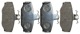 Brake pad set Rear axle 31261186 (1000261) - Volvo 700, 850, 900, S70, V70 (-2000), V70 XC (-2000)