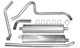 Exhaust system, Stainless steel from Manifold  (1000995) - Volvo PV