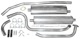 Exhaust system, Stainless steel from Manifold  (1001247) - Volvo PV