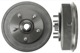 Brake drum Rear axle true to original 673797 (1001770) - Volvo 120, 130, 220, P1800, PV