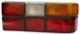 Combination taillight right red-orange-white 1372448 (1002361) - Volvo 200