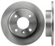 Brake disc Rear axle non vented 3450386 (1002690) - Volvo 400