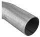 Exhaust pipe single, round