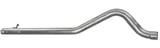 Exhaust pipe single, round