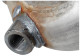 Downpipe single tube flexible