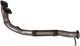 Downpipe double tube flexible 4442166 (1003550) - Saab 9000
