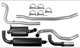 Sports silencer set from Turbo charger  (1003848) - Volvo 200