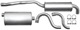 Exhaust system from Front silencer 31405112 (1003860) - Volvo 700