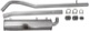 Exhaust system from Front silencer 8817850 (1003889) - Saab 90, 900 (-1993)