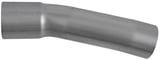 Exhaust pipe single, round