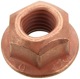 Lock nut all-metal with metric Thread M10 copper-coated 977211 (1004024) - universal 