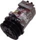 Compressor, Air conditioner System Sanden SD7479 / 7469 SD709QU 30542750 (1004271) - Saab 9000
