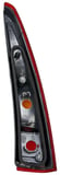 Combination taillight left upper yellow-red
