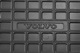 Floor accessory mats Synthetic material black consists of 4 pieces