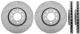 Bremsscheibe Vorderachse geschlitzt/ innenbelüftet Satz für beide Seiten 5084769 (1004598) - Saab 9-3 (-2003)