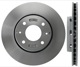 Brake disc Front axle internally vented 30818027 (1004879) - Volvo S40, V40 (-2004)