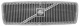 Radiator grill with Rod with Emblem 6811281 (1005059) - Volvo 850