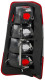 Combination taillight left red-white
