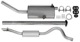 Exhaust system, Stainless steel from Catalytic converter  (1005649) - Saab 900 (-1993)
