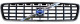 Gitter, Kühlergrill mit Strebe mit Emblem schwarz 9151881 (1005986) - Volvo S60 (-2009)