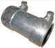 Pipe connector, Exhaust system Double clamp 50,5 mm 80 mm Steel  (1006360) - universal 