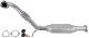 Catalytic converter with Add-on material 8603034 (1006826) - Volvo S80 (-2006), V70 P26 (2001-2007)