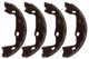 Brake shoe set, Park brake 32015444 (1007180) - Saab 9-3 (-2003), 9-5 (-2010), 900 (1994-)