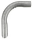 Exhaust pipe single, round