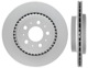 Brake disc Rear axle internally vented 31471824 (1007247) - Volvo XC90 (-2014)