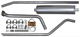 Exhaust system from Manifold  (1007531) - Volvo P445 P210