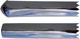 Trim moulding, Sidewall rear fits left and right 657264 (1008275) - Volvo 120 130