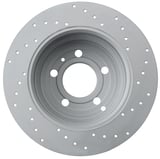 Brake disc Rear axle perforated Sport Brake disc