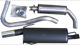 Sports silencer set Steel from Intermediate pipe  (1010777) - Saab 900 (1994-)