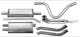 Exhaust system from Manifold  (1010918) - Volvo P1800