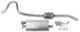 Exhaust system from Downpipe  (1011224) - Volvo 220
