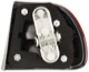 Combination taillight outer left