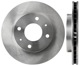 Brake disc Front axle internally vented 30872926 (1011706) - Volvo S40, V40 (-2004)