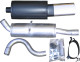 Sports silencer set from Catalytic converter  (1013106) - Volvo 900